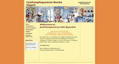 Desktop Screenshot of fachfusspflegeschule.de